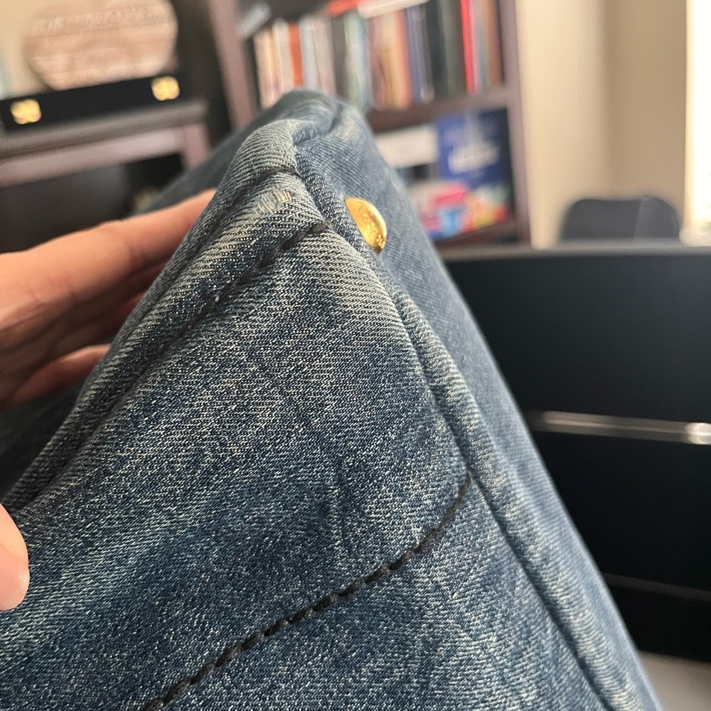 Prada Blue Denim Tote Bag - Picture 13 of 16